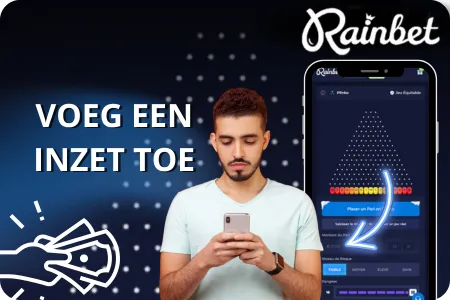Inzetinstellingen met inzetbedrag en risicoopties