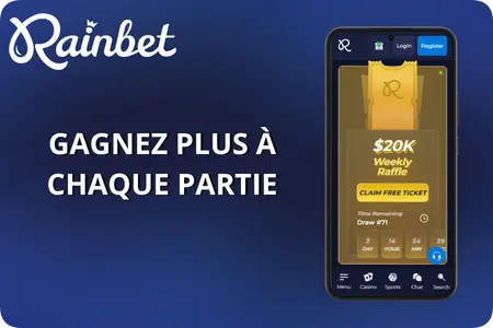 Tableau de bord Rainbet : rakeback et récompenses