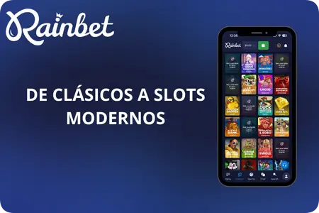 Amplia selección de slots en Rainbet Casino